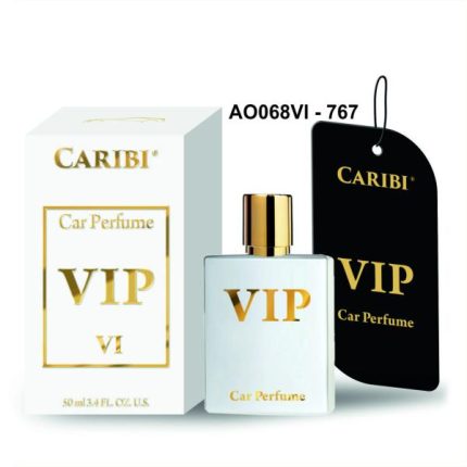 Caribi VIP Auto Luchtverfrisser No550 – Geur Vergelijkbaar Met Dure Parfum, Langdurige Geur, 3 Stuks